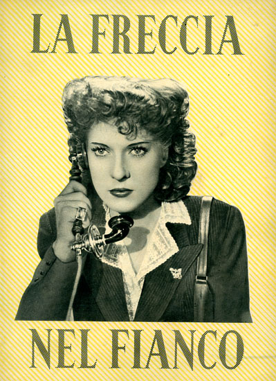 Copertina della brochure del film, 1945